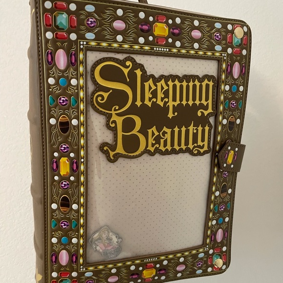 Sac à dos - Disney Loungefly - Sleeping Beauty - Pin Collector - Blanc